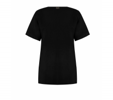 Rinascimento Cfc0115268 Fekete Hosszított Póló