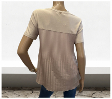 Rinascimento Cfc0118381 Bézs Blúz