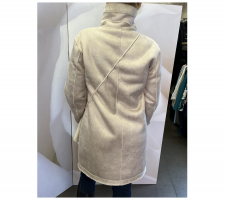 Rinascimento Lana Bianco kabát - CFC0122208