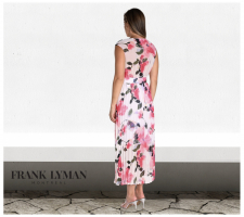 Frank Lyman 241335 Fehér-pink Virágos Ruha