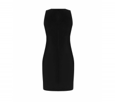 Rinascimento Cfc0111311 Fekete-fehér Mintás Ruha