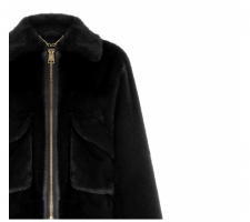 Rinascimento Nero kabát - CFC0122227