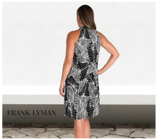 Frank Lyman 241181 Fekete Mintás Ruha
