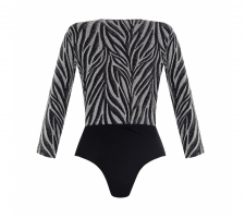 Rinascimento Cfc0116916 Fekete Mintás Body