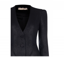 Rinascimento Cfc0119870 Fekete Mintás Blézer