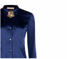 Rinascimento Blue Navy blúz - CFC0126523