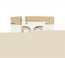 Rinascimento Belt Acv0013212 Fehér-arany öv