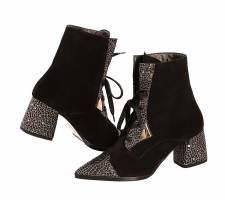 Cango&Rinaldi 608-19bfk Fekete-bronz Magas Bokacsizma