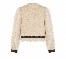 Rinascimento Cfc0116216 Törtfehér Szőrmés Dzseki