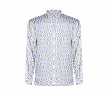 Rinascimento Cfc0123760 Kék Mintás Blúz