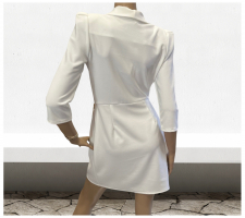 Rinascimento Cfc0019381 Törtfehér Blézerruha