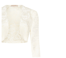 Rinascimento Panna Bianco Bolero - Fehér felső CFC0127710