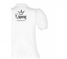 Rinascimento 103456 Kék fodros ingruha