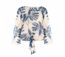 Rinascimento Cfc0114409 Kék Leveles Blúz