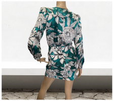 Rinascimento Cfc0115596 Zöld Virágos Ruha