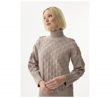 Leo & Ugo taupe garbós pulóver - AW143