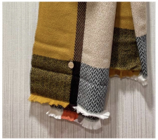 Rinascimento Acv0013622 Mustársárga Mintás Sál