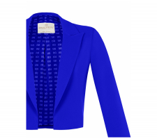 Rinascimento Cfc0110502 Kék Rövid Blézer