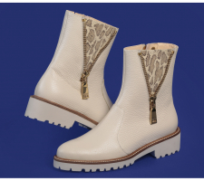 Cango&Rinaldi Irl-23051 Bézs Cervo Bokacsizma