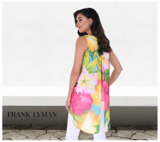 Frank Lyman 246482 Fuxia Virágos Blúz