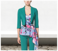 Rinascimento Cfc0110502 Kék Rövid Blézer