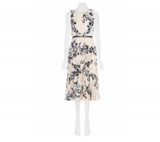 Rinascimento Cfc0117680 Kék-ecru Virágos Ruha