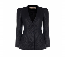Rinascimento Cfc0119870 Fekete Mintás Blézer