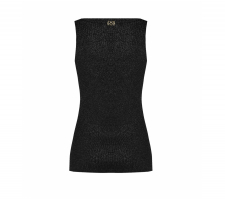 Rinascimento Cfc0120173 Fekete Csillámos Top