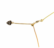 Cr Pearl Collection 2204 Irizáló Kék-ezüst kristályos Gyöngy Nyaklánc