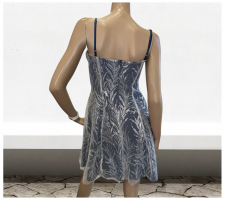 Rinascimento Cfc0117811 Kék-ezüst Koktélruha