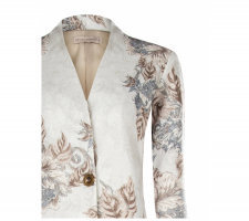 Rinascimento Cfc0119909 Ecru Virágos Kabát