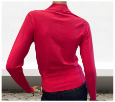 Rinascimento Cfm0011329 Magenta Garbós Pulóver