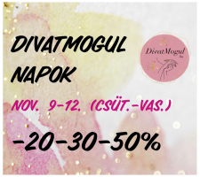 DivatMogul Napok -20-30-50% Nov. 9-12-ig 