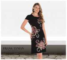 Frank Lyman 251562 Fekete Mintás Ruha