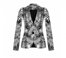 Rinascimento Cfc0112758 Fekete-fehér Blézer