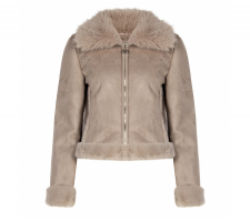 Rinascimento Cfc0115151 Drapp Műszőrmés  Dzseki