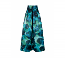 Rinascimento Cfc0115376 Kék-zöld Mintás Szoknya