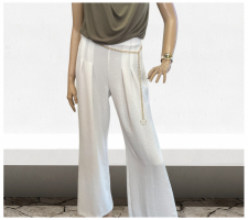 Rinascimento Cfc0118759 Fehér Nadrág