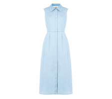 Rinascimento CFC0123997 Halványkék, Vékony Farmerruha