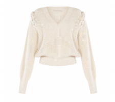 Rinascimento Cfm0011381 Törtfehér Pulóver