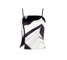 Rinascimento elegáns fekete-fehér míder felső - CFC0125090