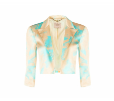 Rinascimento női boleró - Varia Verde Aqua mintás - CFC0124314