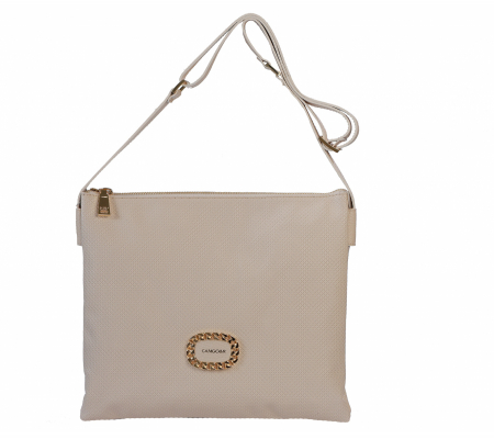 Cango&Rinaldi Ra3 003 Bézs Bőr Crossbody Táska 