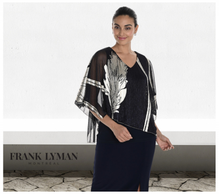 Frank Lyman 258225 Tengerészkék-arany Blúz