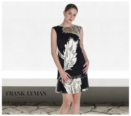 Frank Lyman 258324 Tengerészkék-arany Ruha