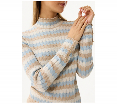 Leo & Ugo Blu-Beige Felső - AW125