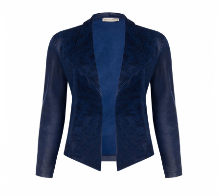 Rinascimento Curvy Cfc0122800 Tengerészkék Dzseki