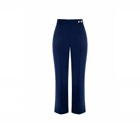 Rinascimento Curvy Cfc0123010 Kék Nadrág